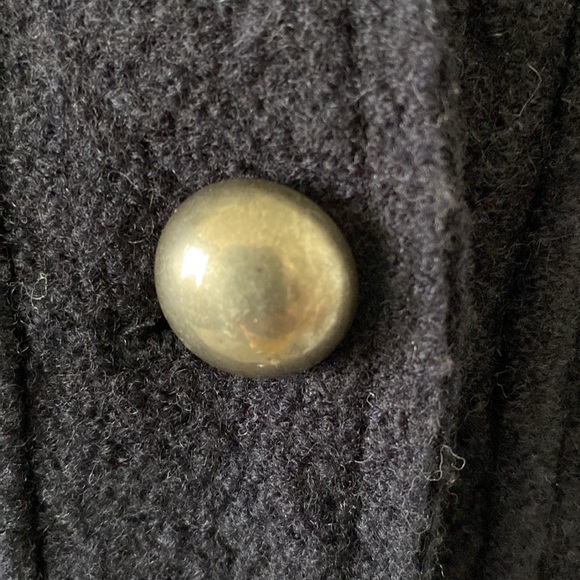 Navy Blue Wool Coat - Picture 8 of 8